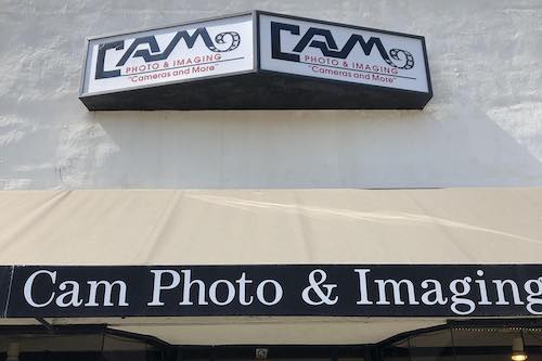 Cam Photo & Imaging front sign