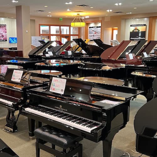 Hollywood Piano showroom