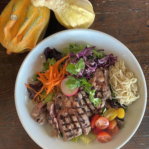 Bowl of Thai food